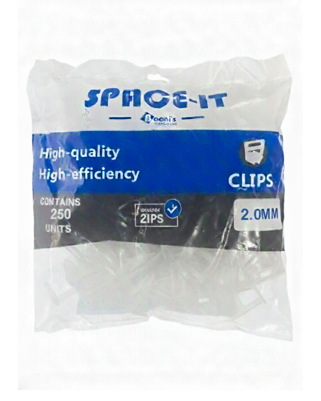 LEVELING CLIPS 2.0MM 250 PCS